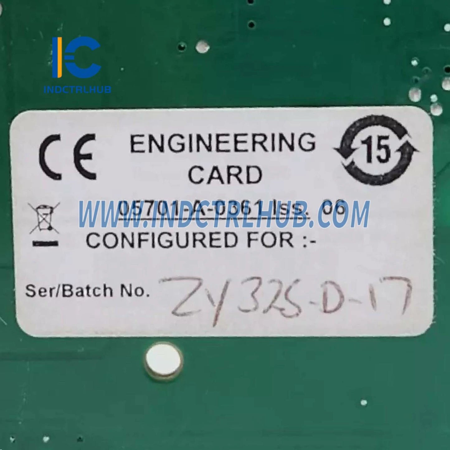 Honeywell 05701-A-0361 Engineering Card