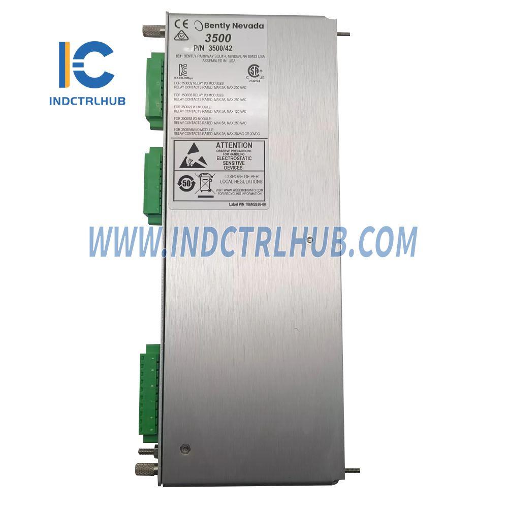 Bently Nevada 3500/42M 128229-01 Prox/Seismic I/O Module