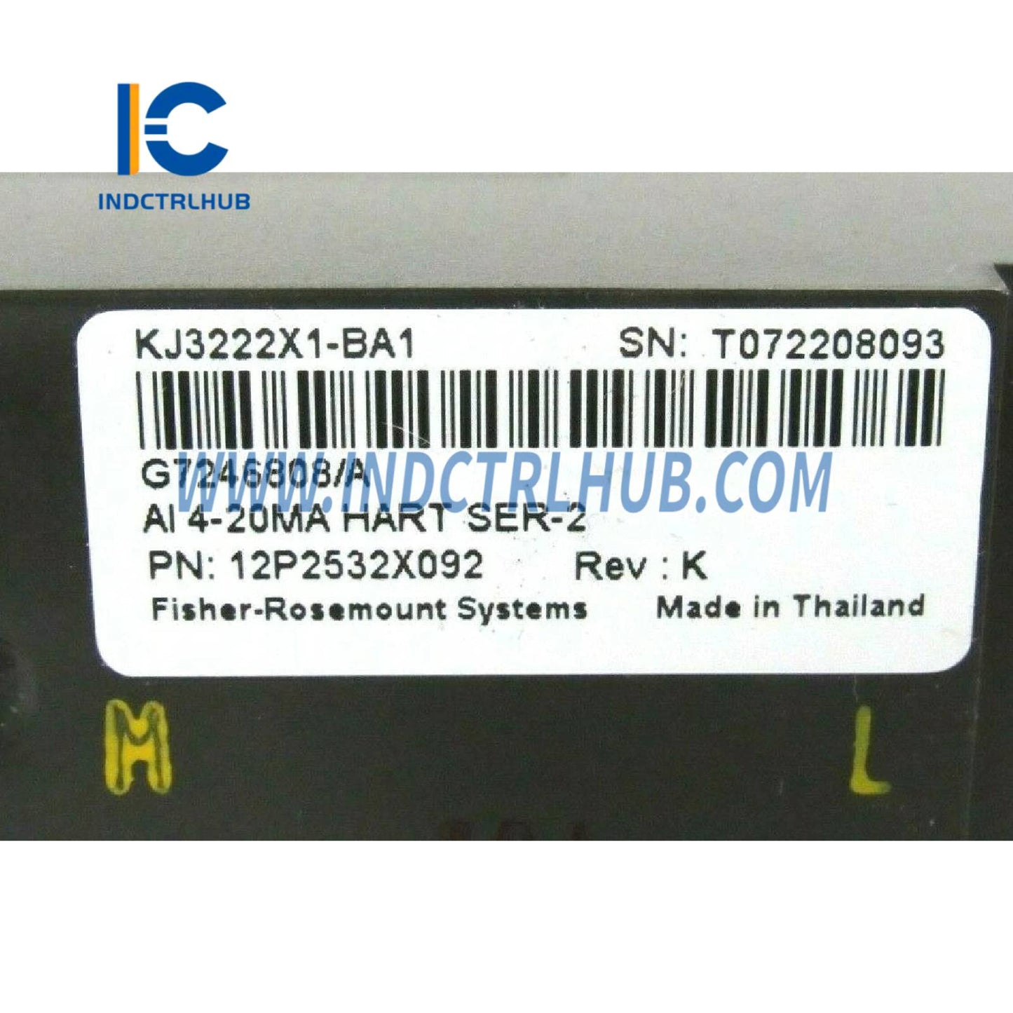 Emerson 12P2532X092 Analog Input CHARM