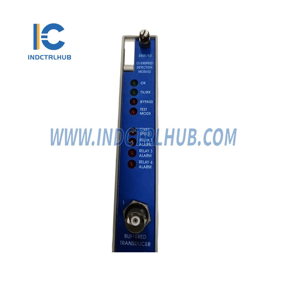 מערכת גילוי מהירות יתר אלקטרונית Bently Nevada 3500/53 133388-01