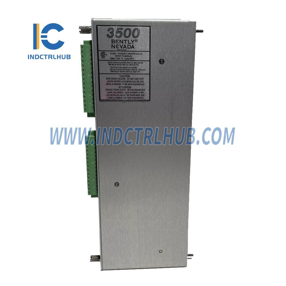 Bently Nevada 3500/60 133819-01 Hőmérséklet-figyelő (rekorderek nélkül)