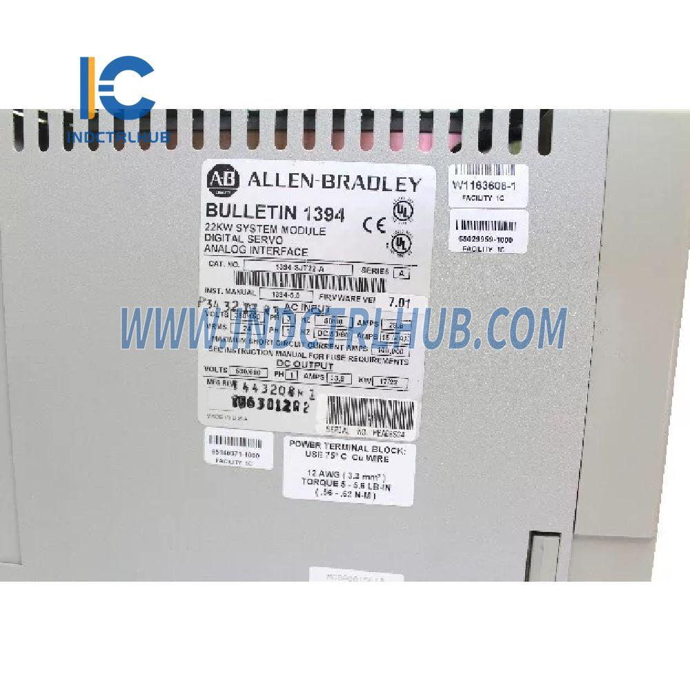 Allen-Bradley 1394-SJT22-A sustavski modul napajanja