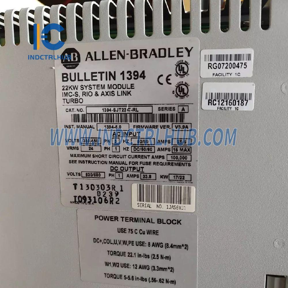 Allen-Bradley 1394-SJT22-C-RL sustavni modul napajanja