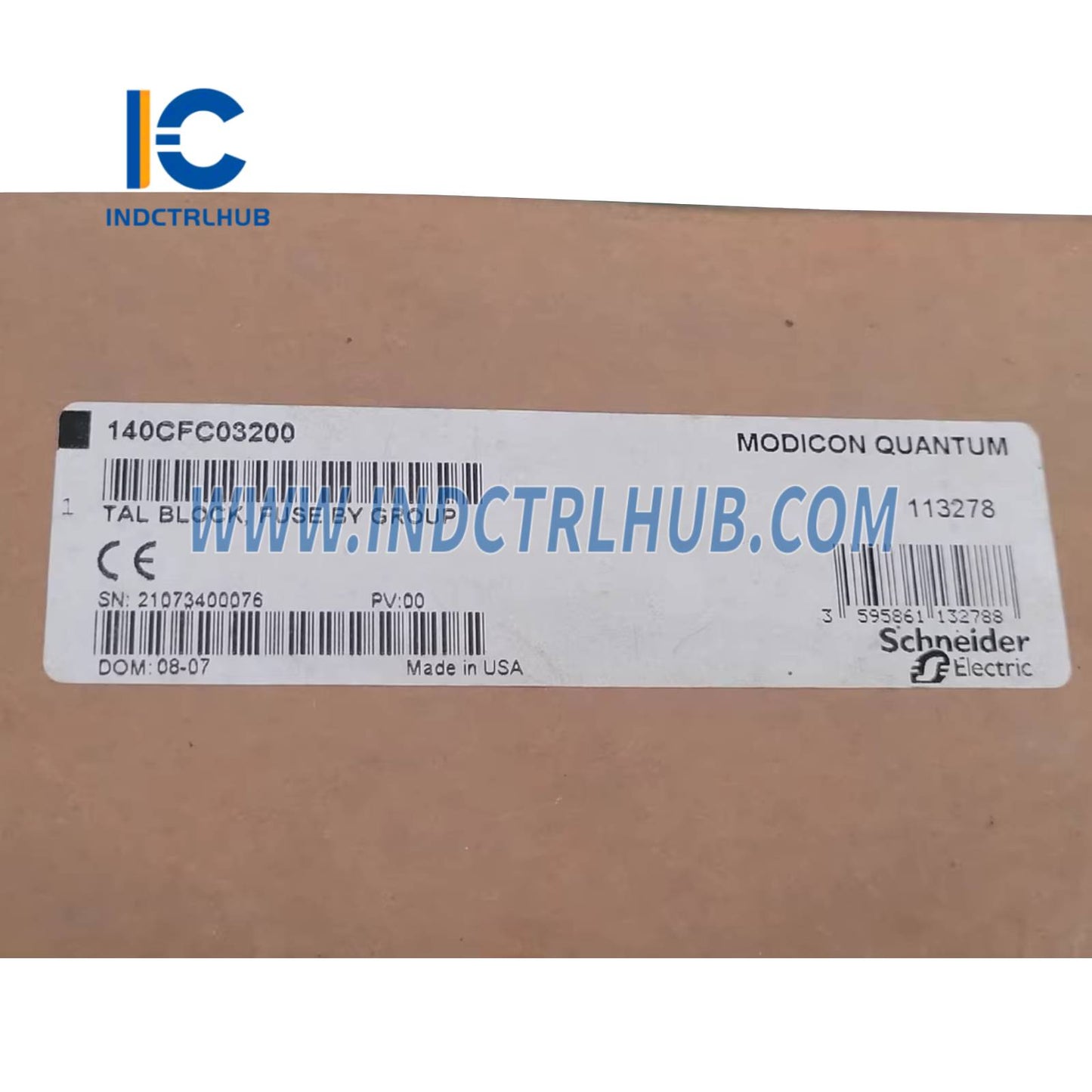 Schneider 140CFC03200 TAL BLOK, GURUH BO'YICHA SİGURTA