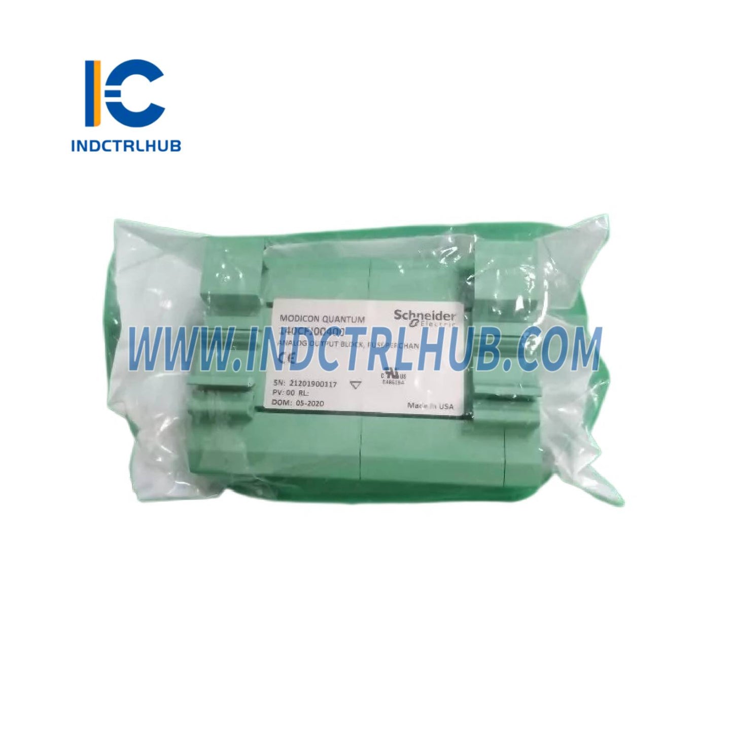 Schneider 140CFJ00400 Analog Output Block – Fuse per channel