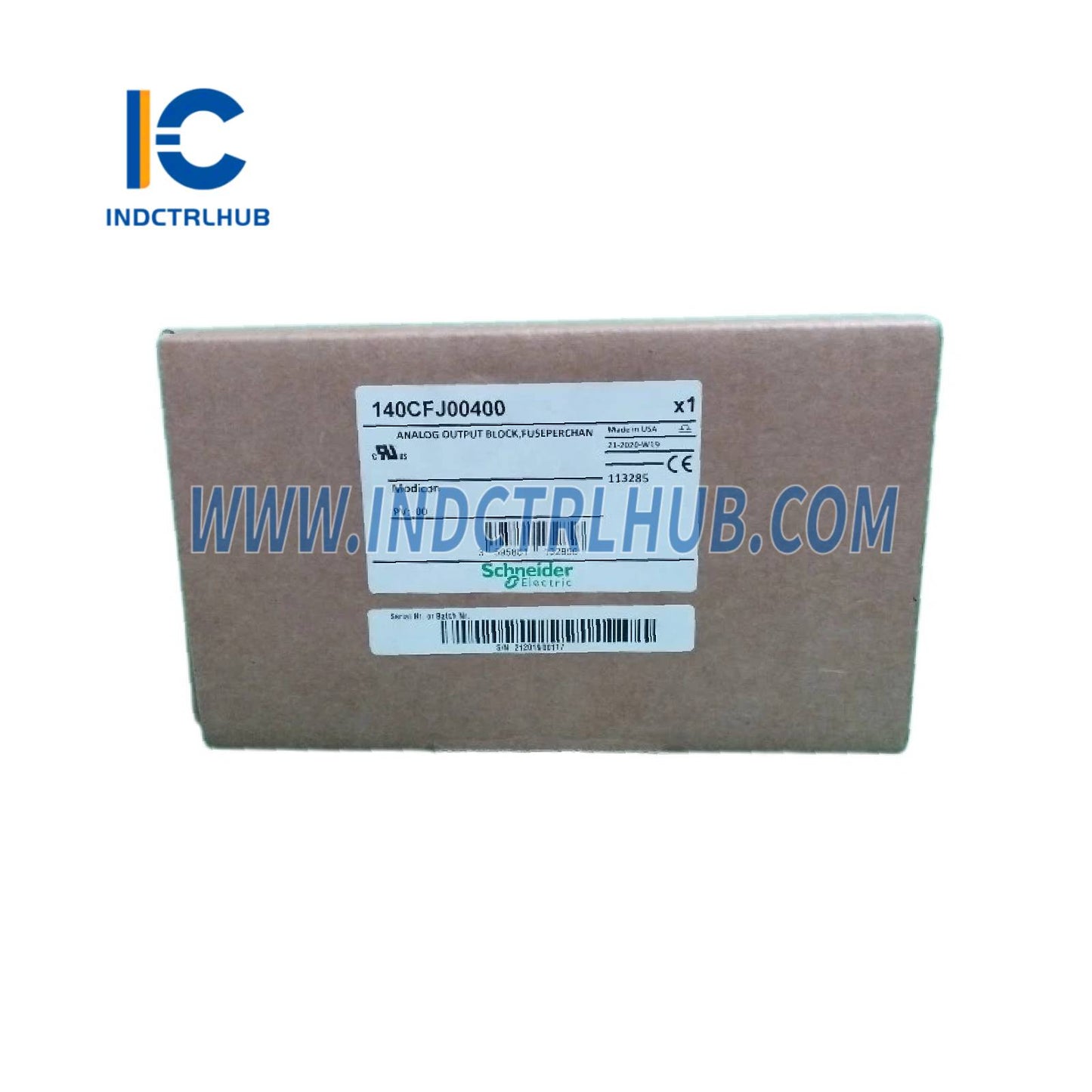 Schneider 140CFJ00400 Analog Output Block – Fuse per channel