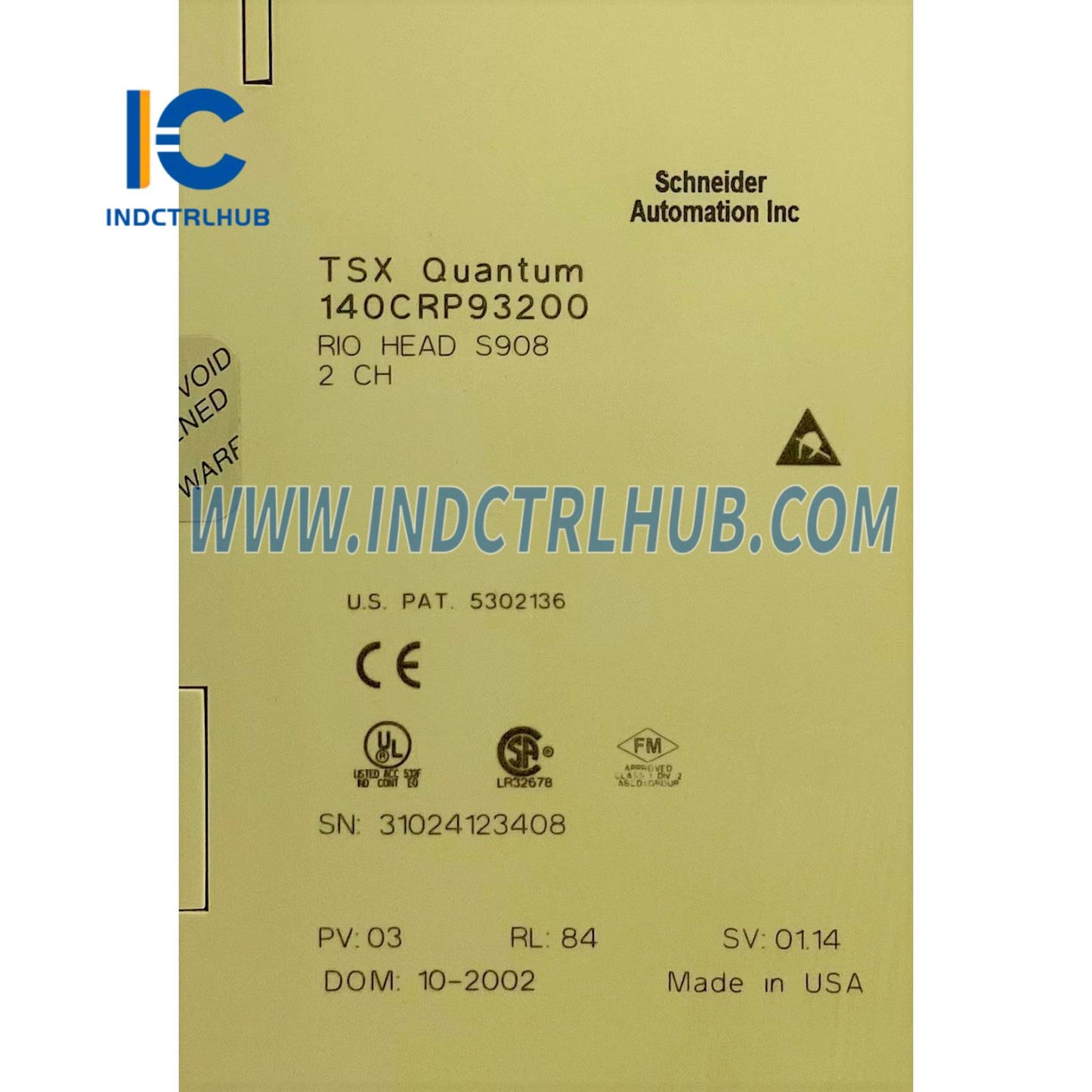 Schneider 140CRP93200 RIO modul adaptéra na hlavu linky