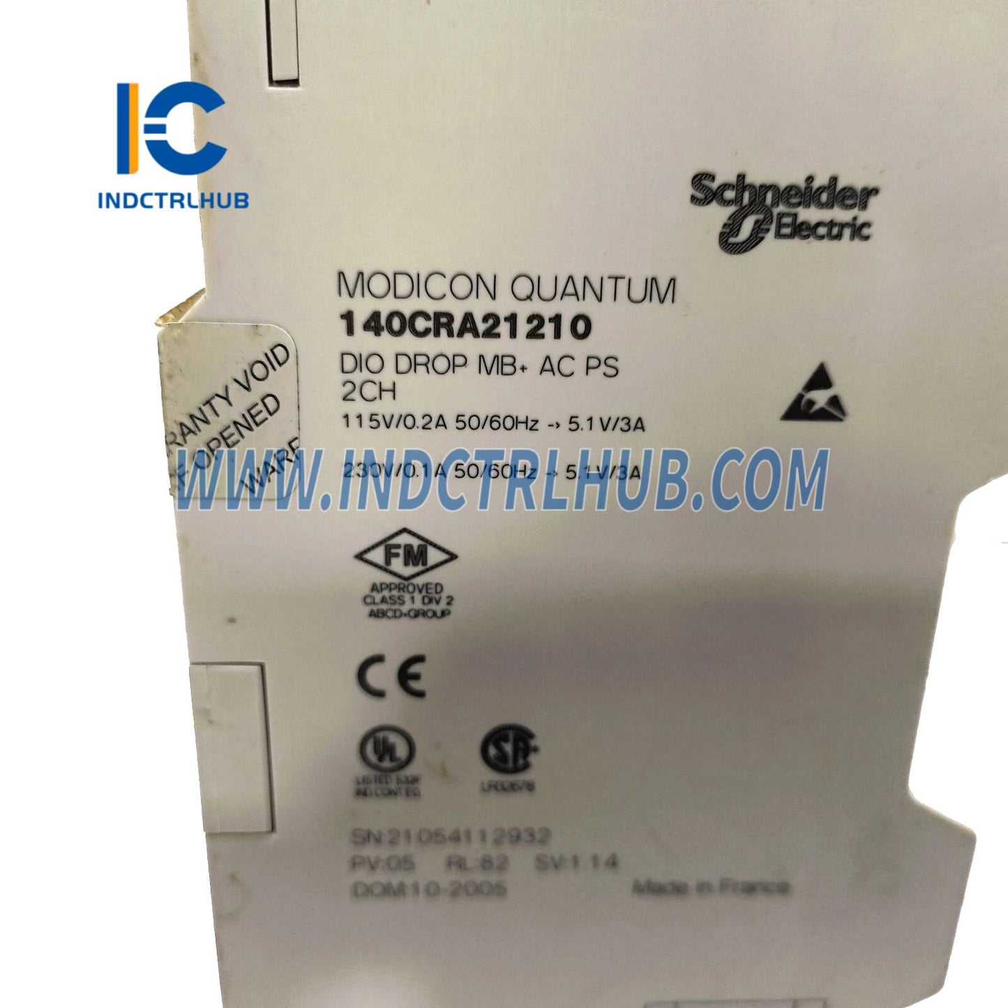 Schneider 140CRA21210 DIO Drop rozhranie Modicon Quantum