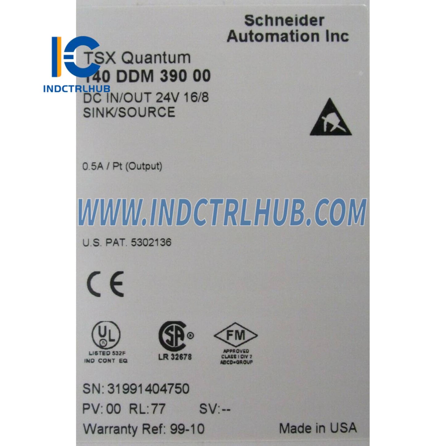Schneider 140DDM39000 Discrete I/O module Modicon Quantum