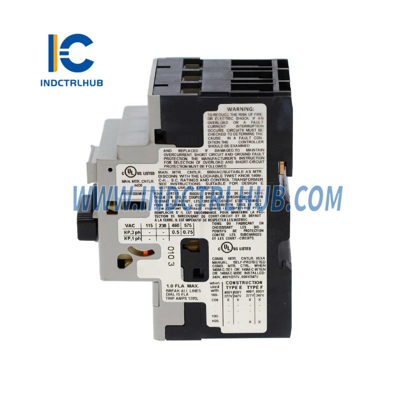 ALLEN BRADLEY 140M-C2E-B10 Motorni Himoya Qiluvchi Elektr Uzatuvchi