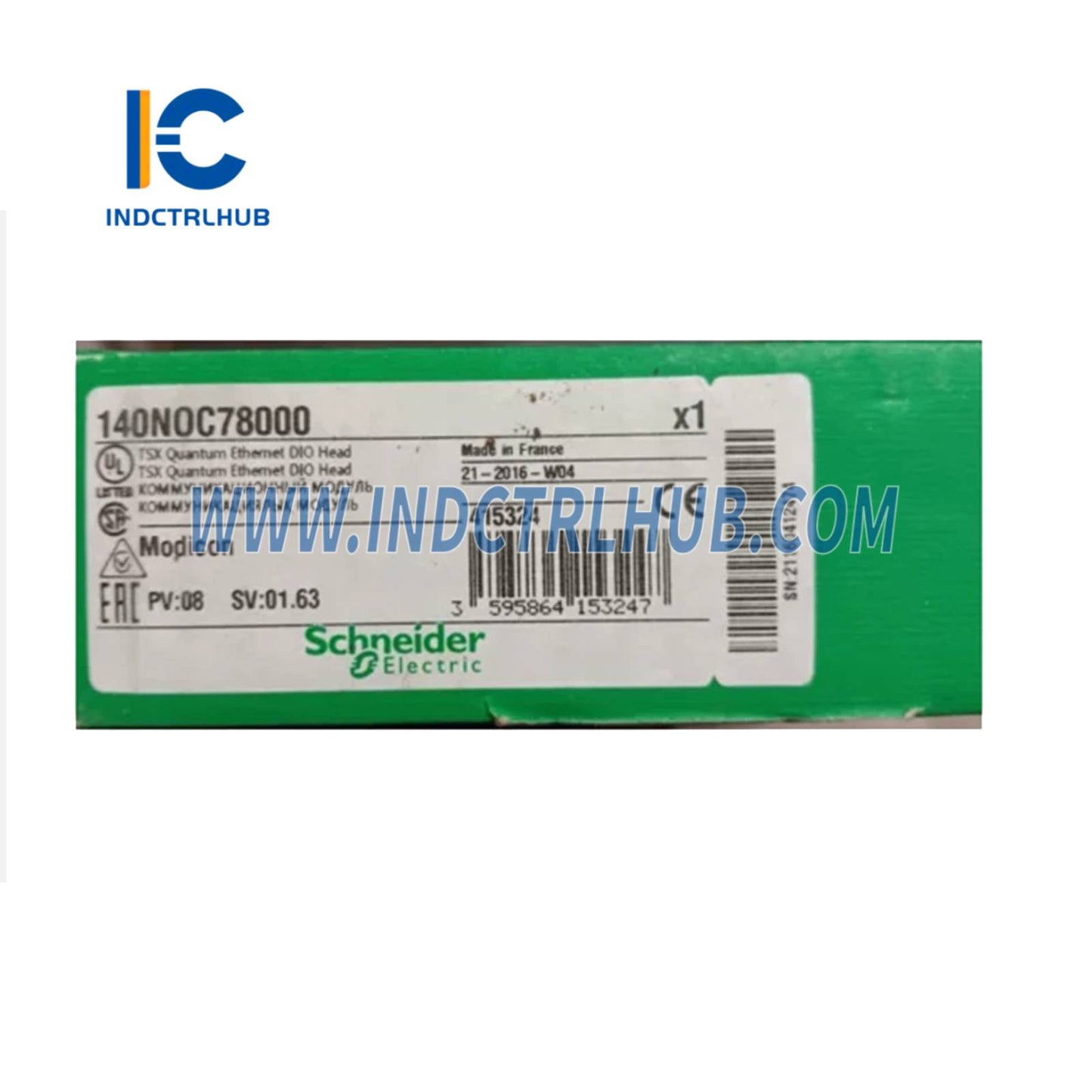 Schneider 140NOC78000 Ethernet I/O head module, Modicon Quantum
