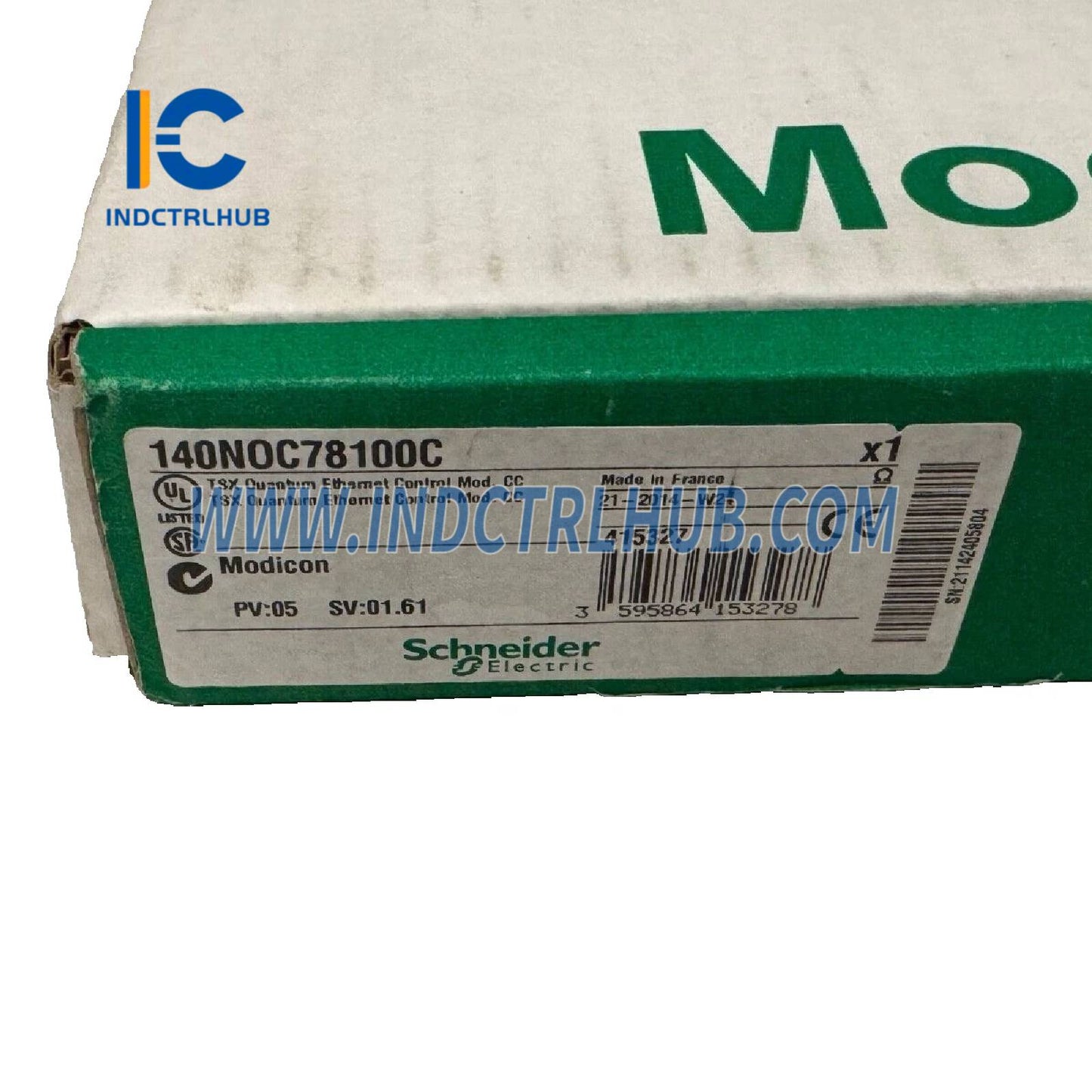 Schneider 140NOC78100 Ethernet control module, Modicon Quantum