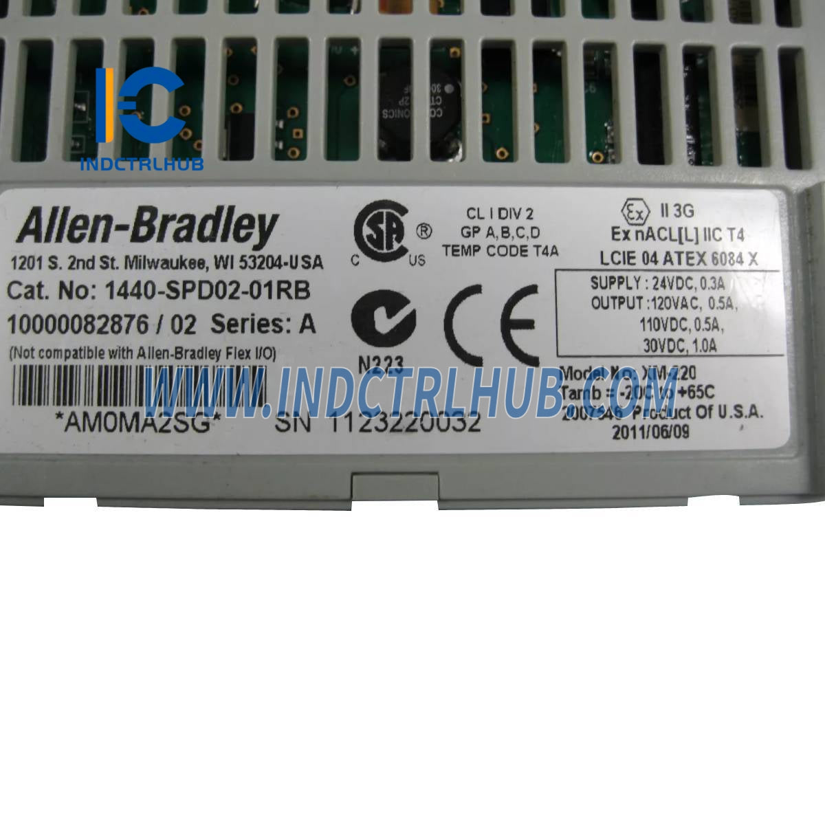 ALLEN BRADLEY 1440-SPD02-01RB XM-220 Dual Speed Measurement Module