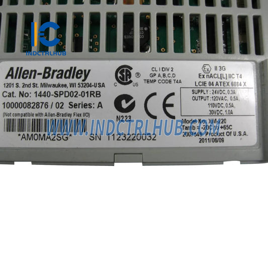 ALLEN BRADLEY 1440-SPD02-01 XM-220 Ikki tezlikli modul