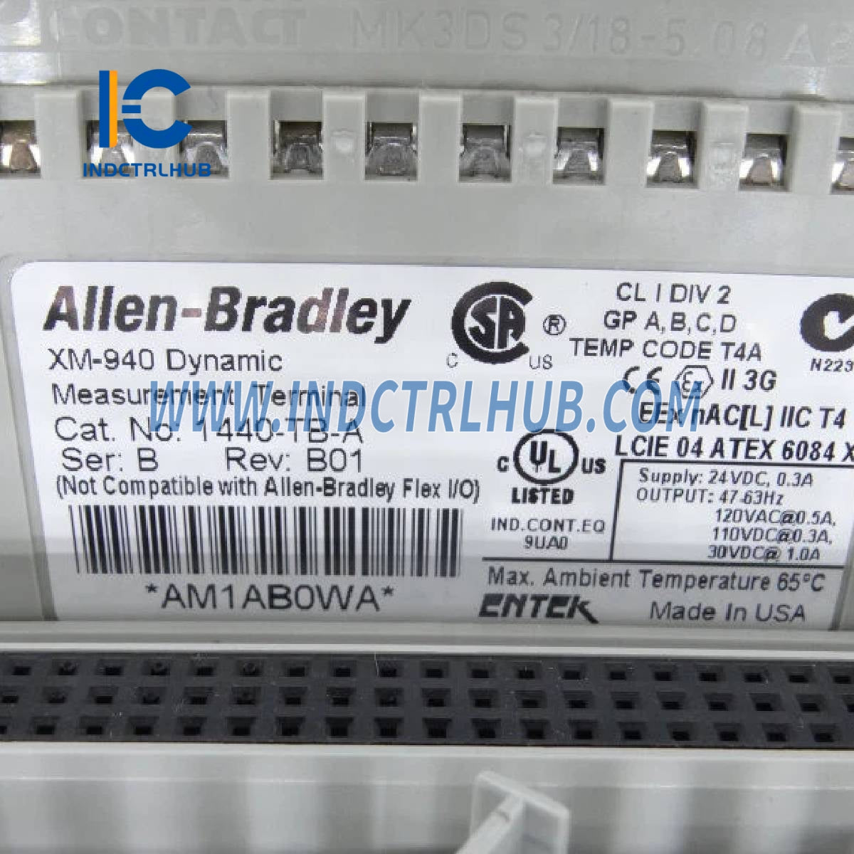 ALLEN BRADLEY 1440-TB-A Csavaros kapocs A terminálalap