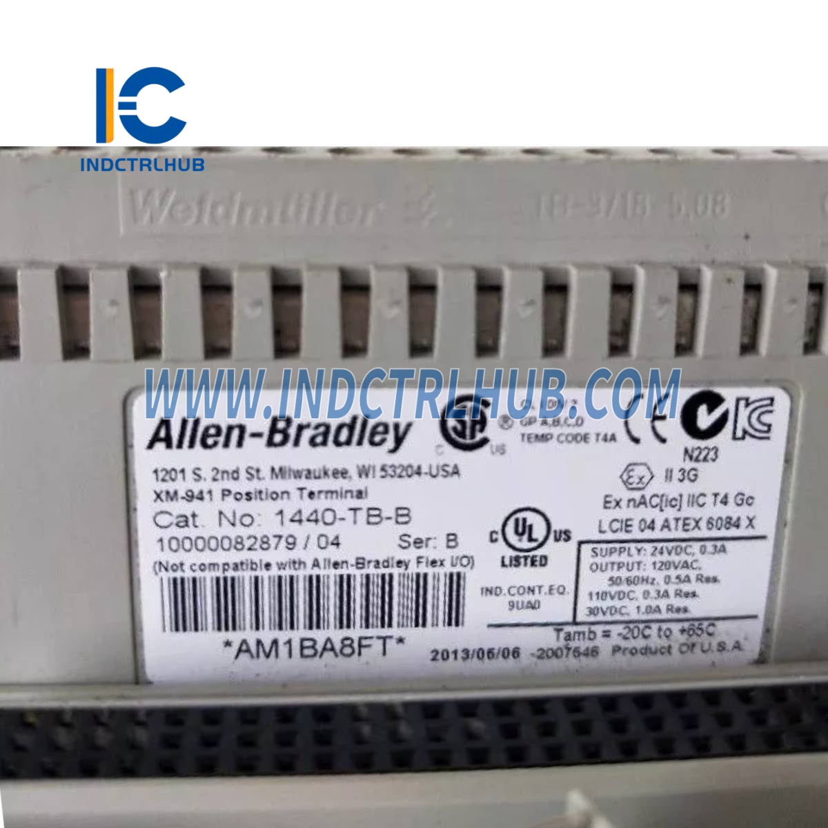ALLEN BRADLEY 1440-TB-B Screw Clamp B Terminal Base