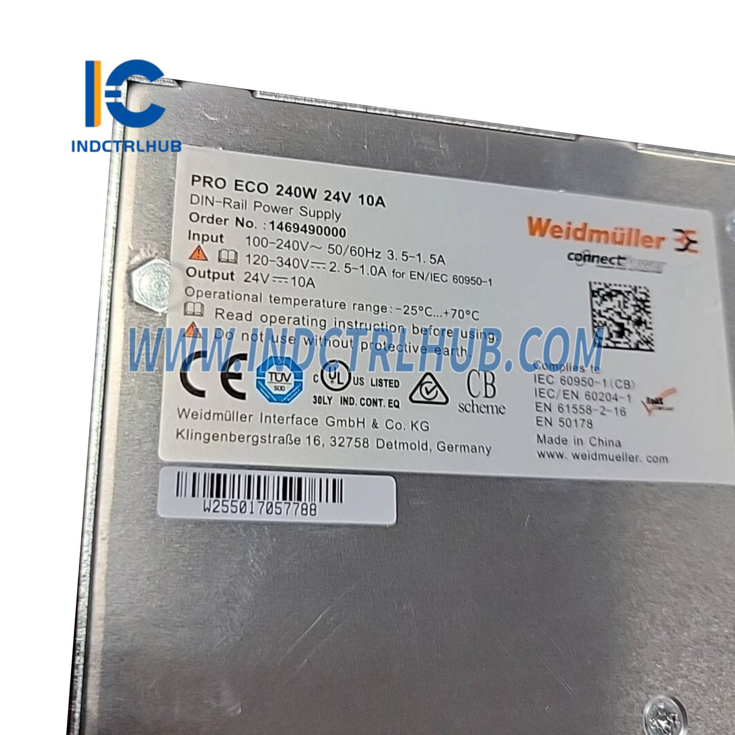 Weidmüller 1469490000 PRO ECO 72W 24V 3A Alimentation