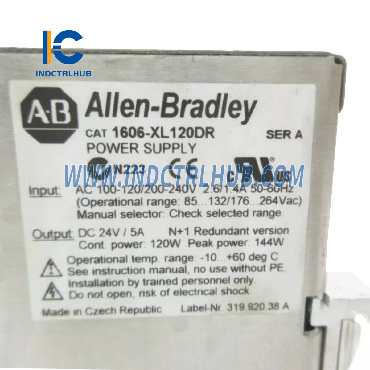 ALLEN BRADLEY 1606-XL120DR Quvvat manbai XL 120 Vt Quvvat manbai