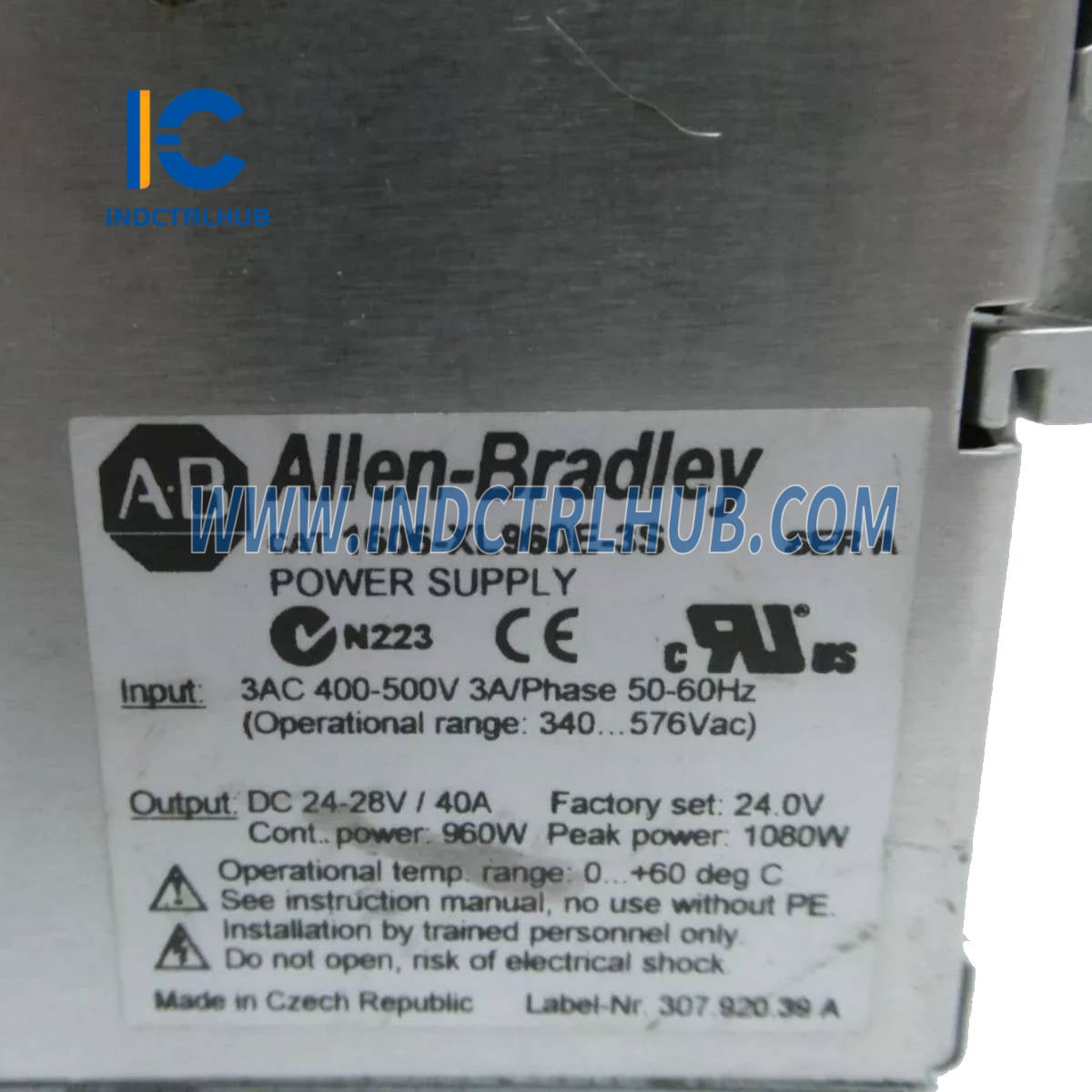 ALLEN BRADLEY 1606-XL960E-3 Quvvat manbai XL 960 Vt Quvvat manbai