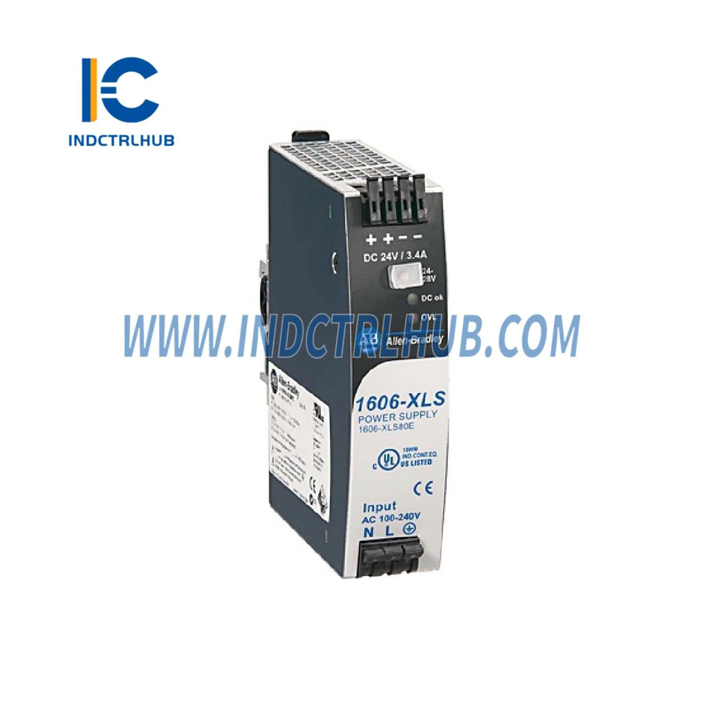 ALLEN BRADLEY 1606-XLS80E 80W DIN Rel Kragtoevoer, 24V DC uitset