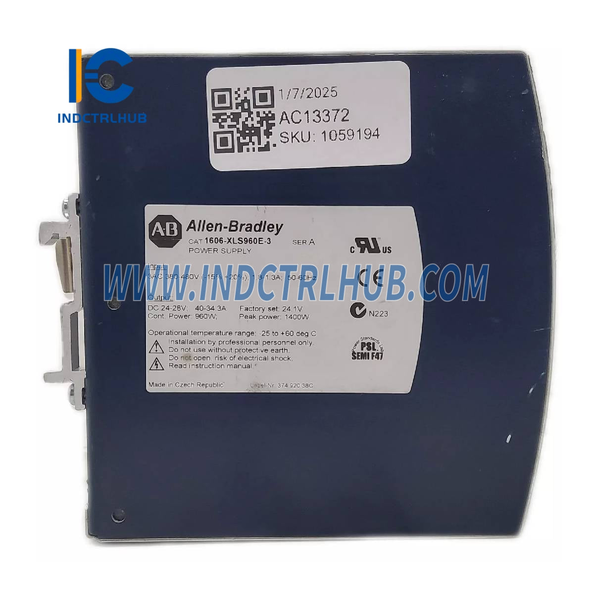 ALLEN BRADLEY 1606-XLS960E-3 E'lon 1606 O'zgartirilgan Rejim Quvvat Manbalari