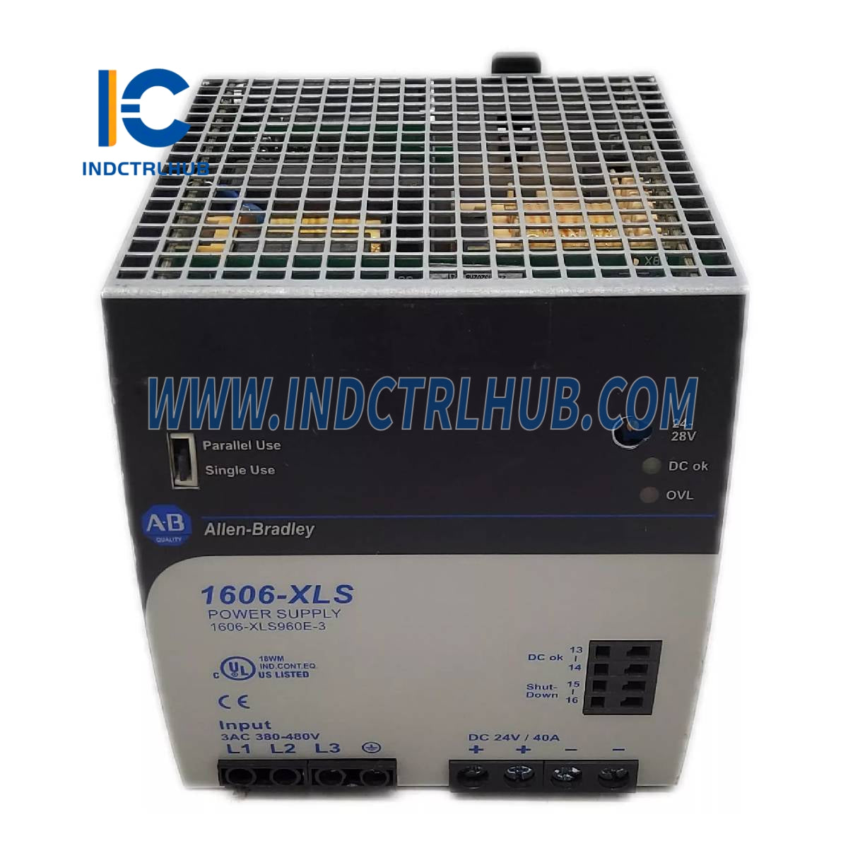 ALLEN BRADLEY 1606-XLS960E 960V DIN relsli quvvat manbai, 24V DC chiqishi
