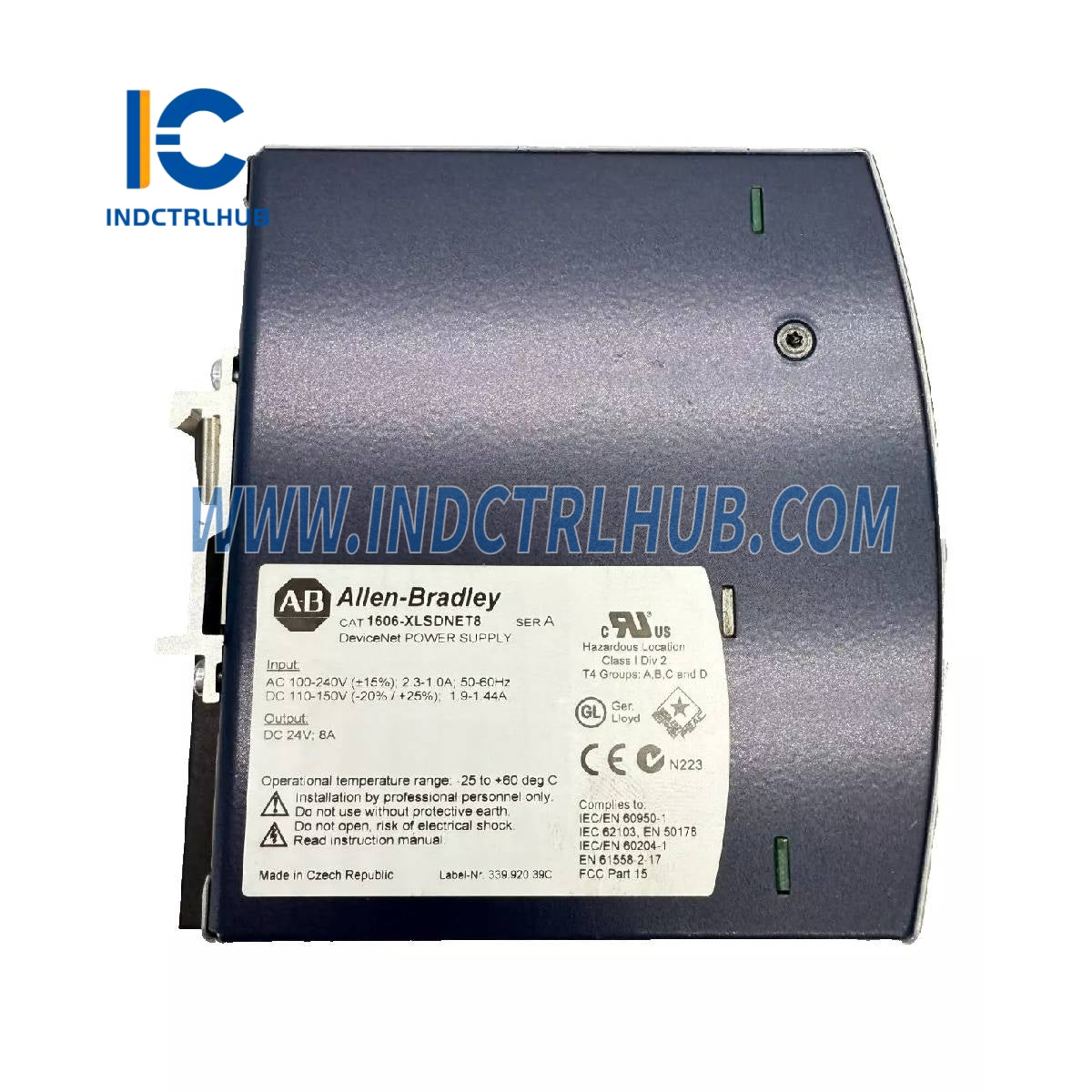ALLEN BRADLEY 1606-XLSDNET8 24V DC DIN relsli quvvat manbai