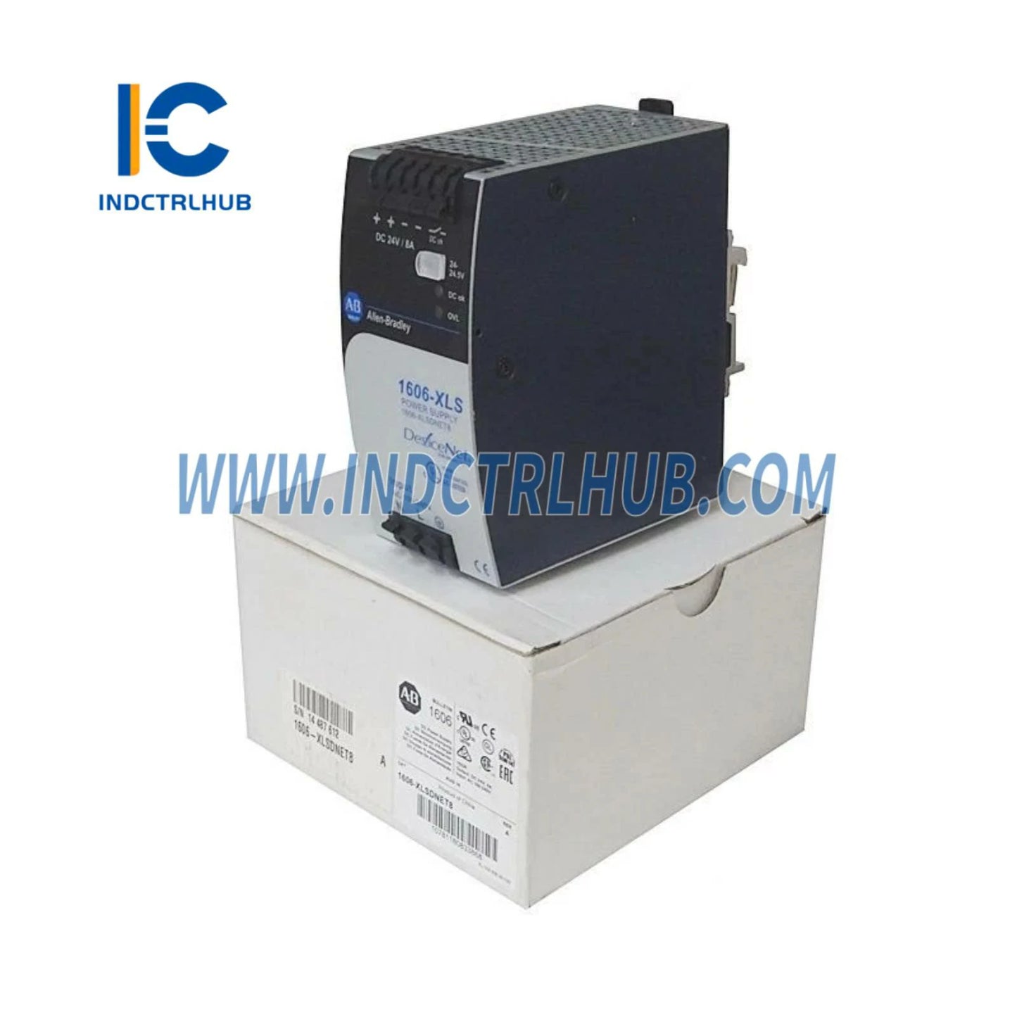 ALLEN BRADLEY 1606-XLSDNET8 24V DC DIN релсов захранващ блок