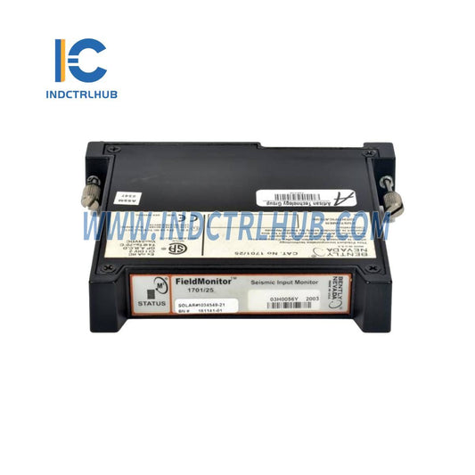 Bently Nevada 1701/25-01 Tezlik Kiritish uchun Sezismik Kirish Monitori