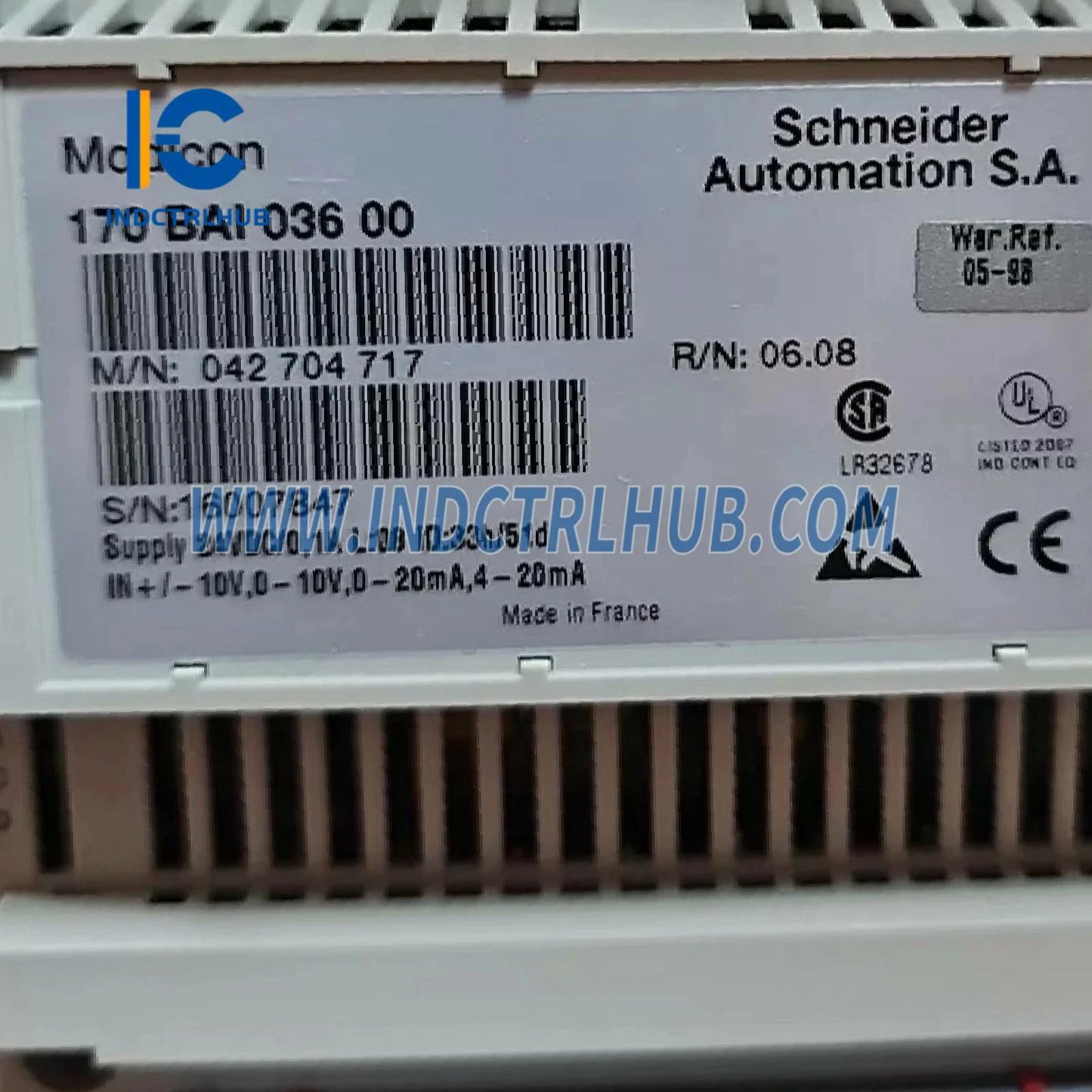 Schneider 170BAI03600 Izplatīts analogais ieejas modulis