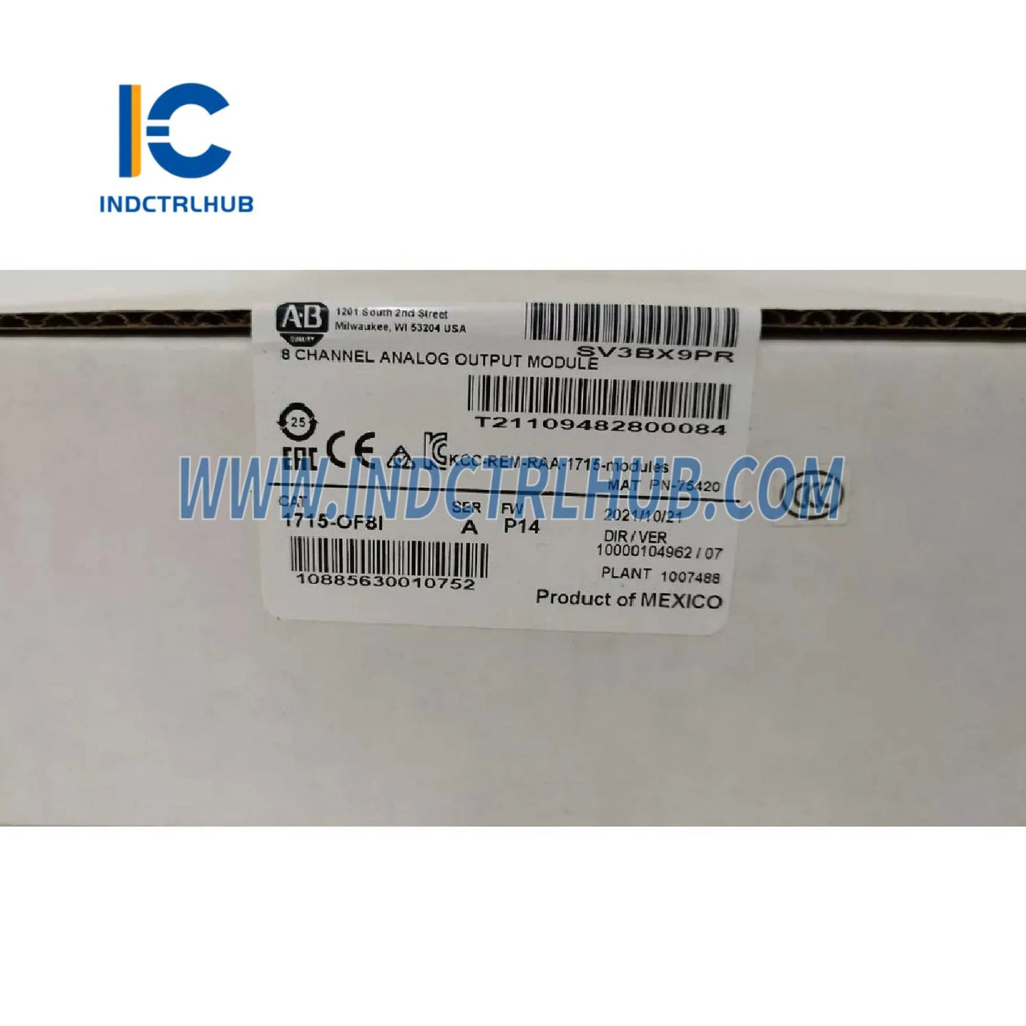 ALLEN BRADLEY 1715-OF8I/A 1715-OF8I Analóg kimeneti modul
