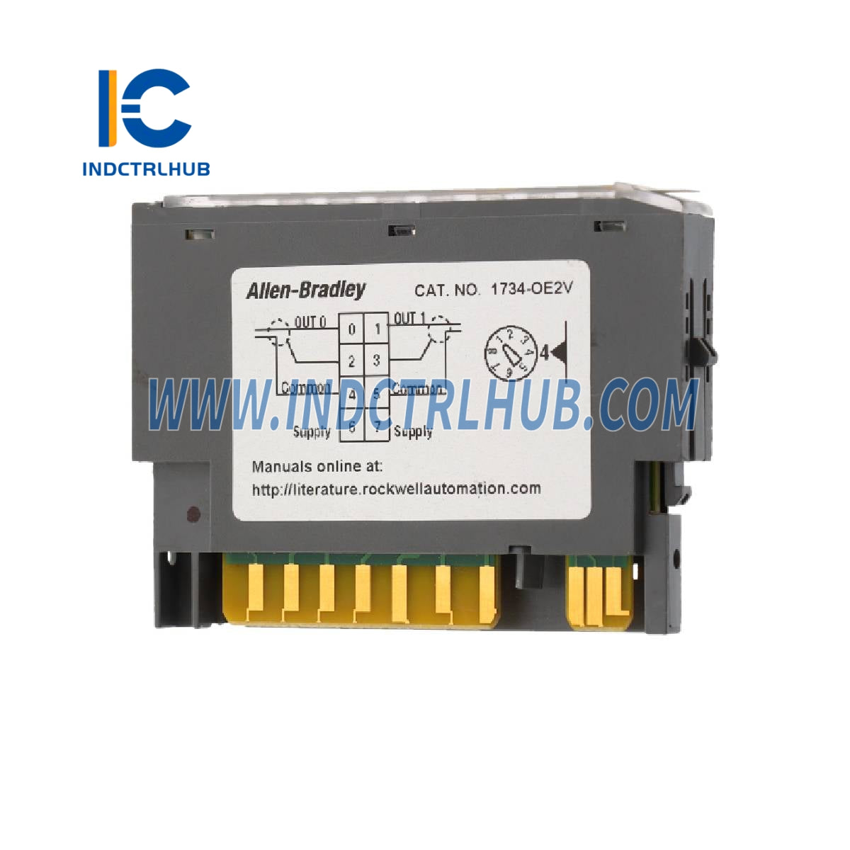 אלן ברדלי 1734-0E2V מודול פלט מתח אנלוגי