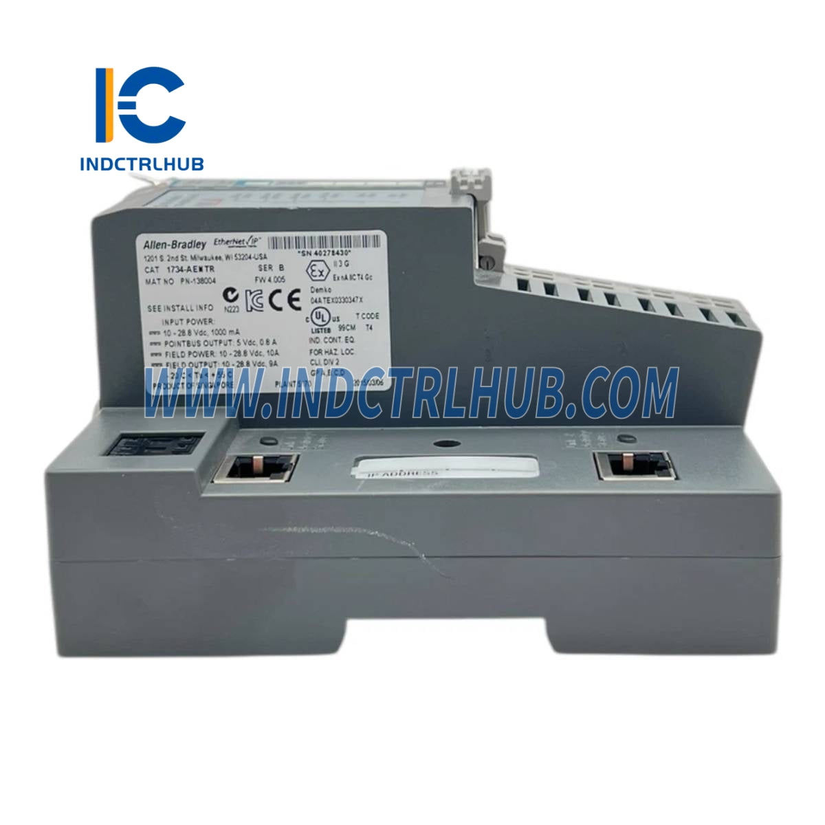 ALLEN BRADLEY 1734-AENTR/B POINT I/O Ethernet Adapter