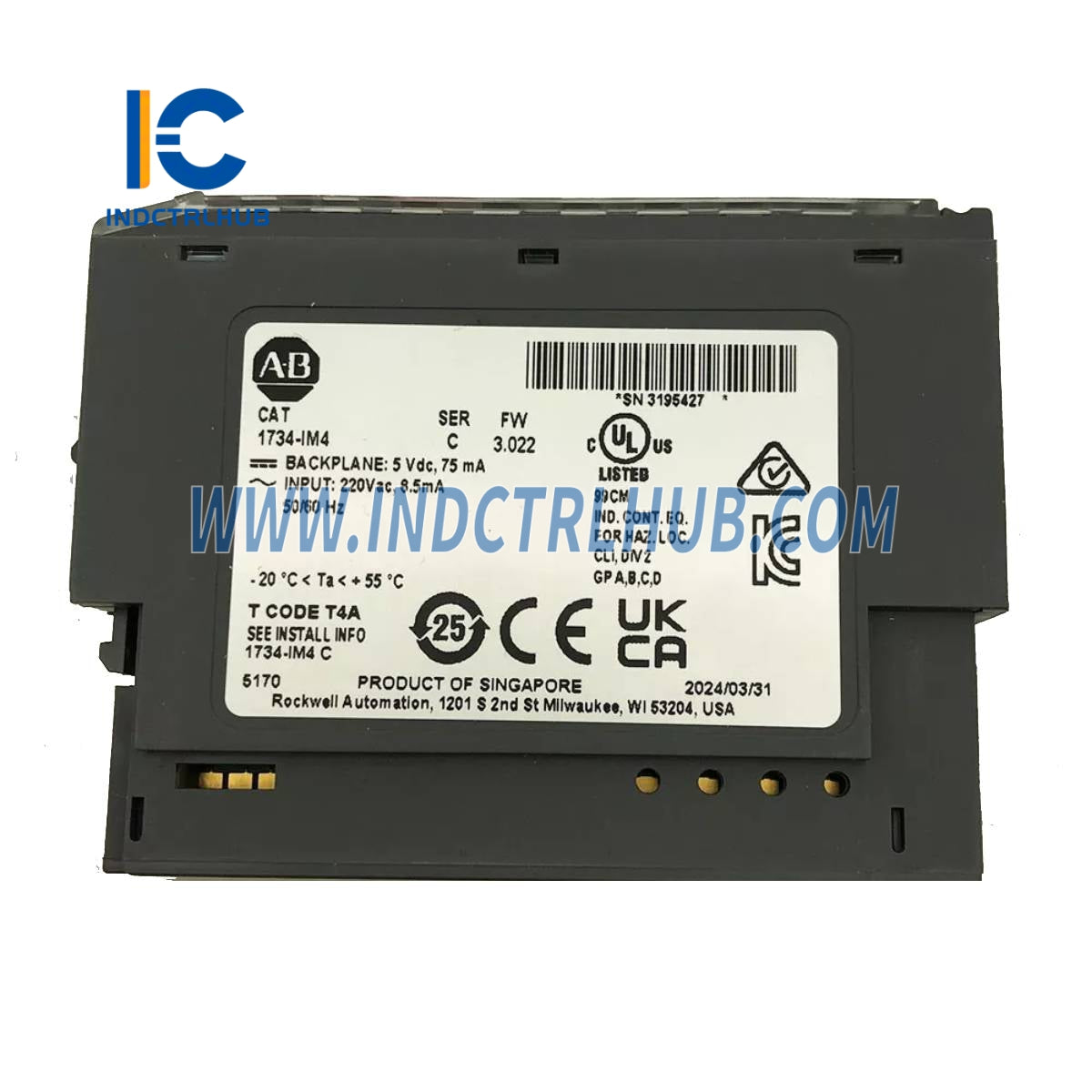 אלן ברדלי 1734-IM4 מודול נקודת I/O