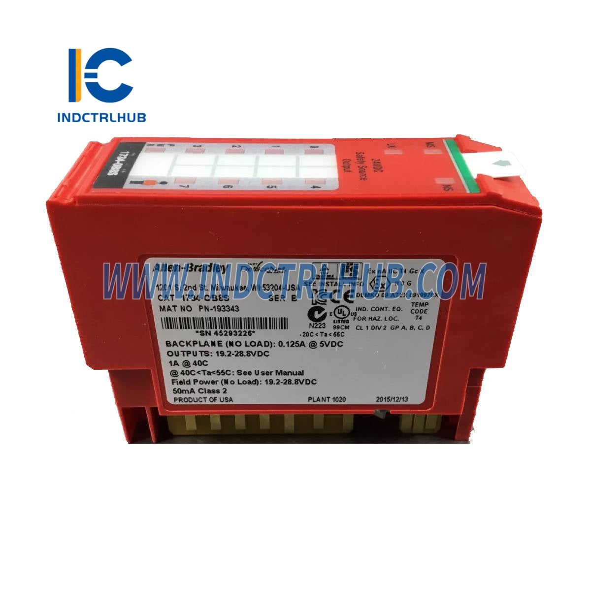 אלן ברדלי 1734-OB8S/B פוינט I/O מודול פלט דיגיטלי בטיחותי