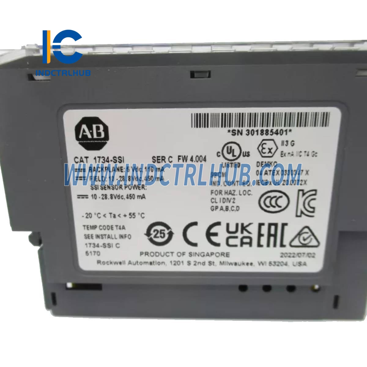 אלן ברדלי 1734-SSI מודול ממשק מקודד אבסולוטי