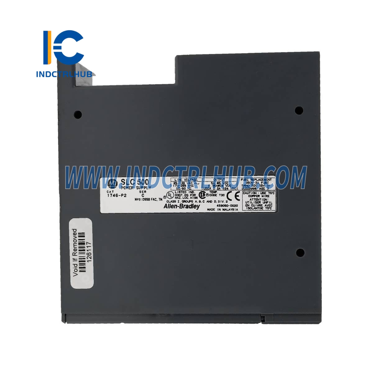 מודול ספק כוח ALLEN BRADLEY 1746-P2/C עבור PLCs SLC 500