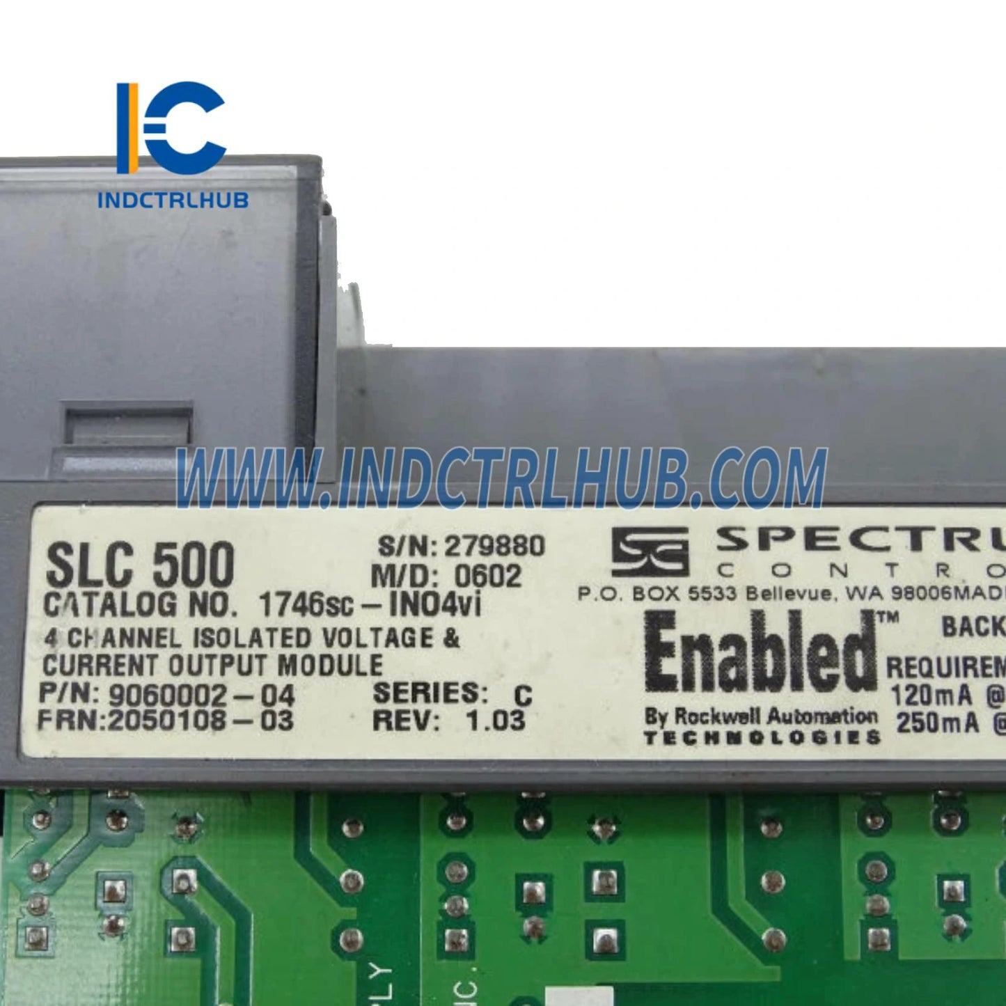 ALLEN BRADLEY 1746SC-INO4VI 4-kanaal Uitsetmodule vir SLC 500
