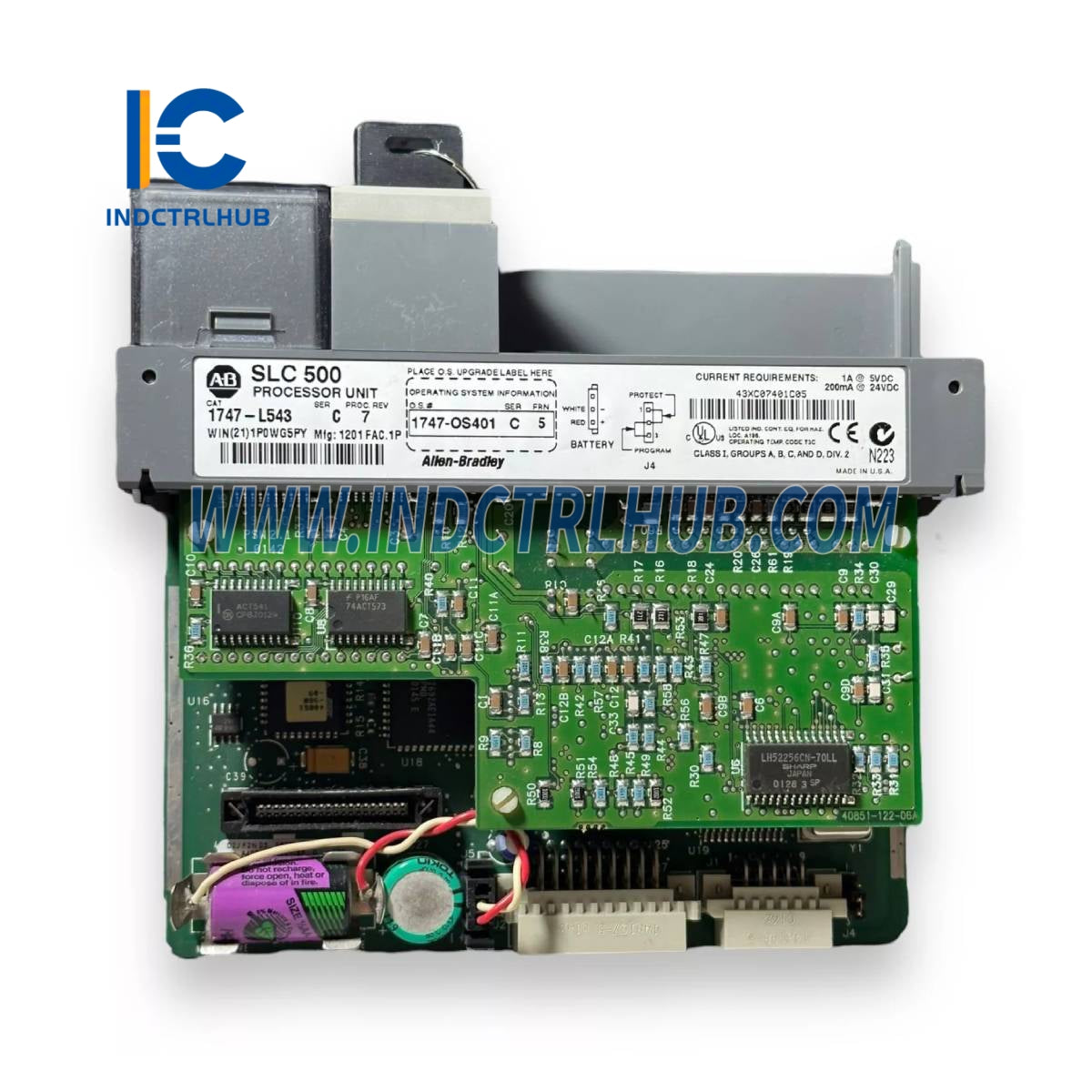 ALLEN BRADLEY 1747-L543/C Verwerker vir SLC 500 Modulêre Beheerder