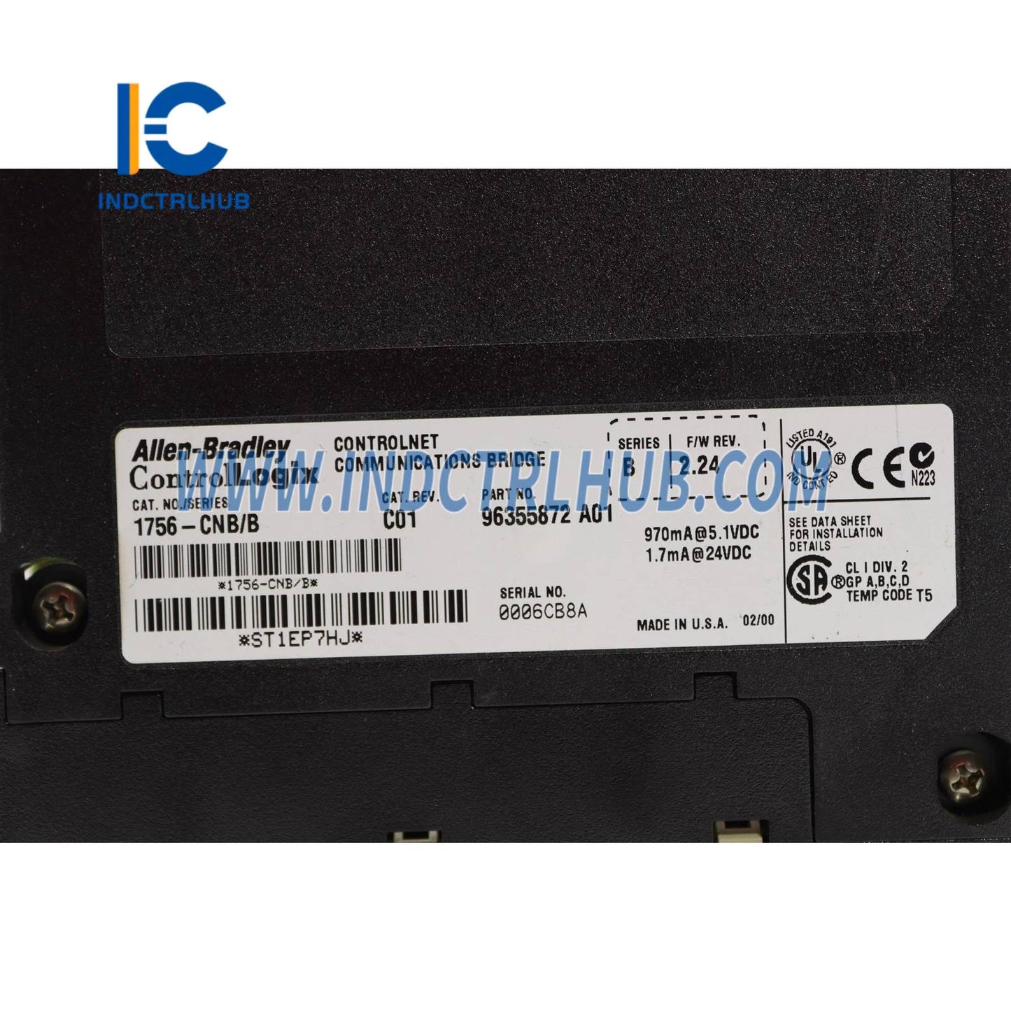 אלן ברדלי 1756-CNB/B מודול גשר ControlLogix ControlNet