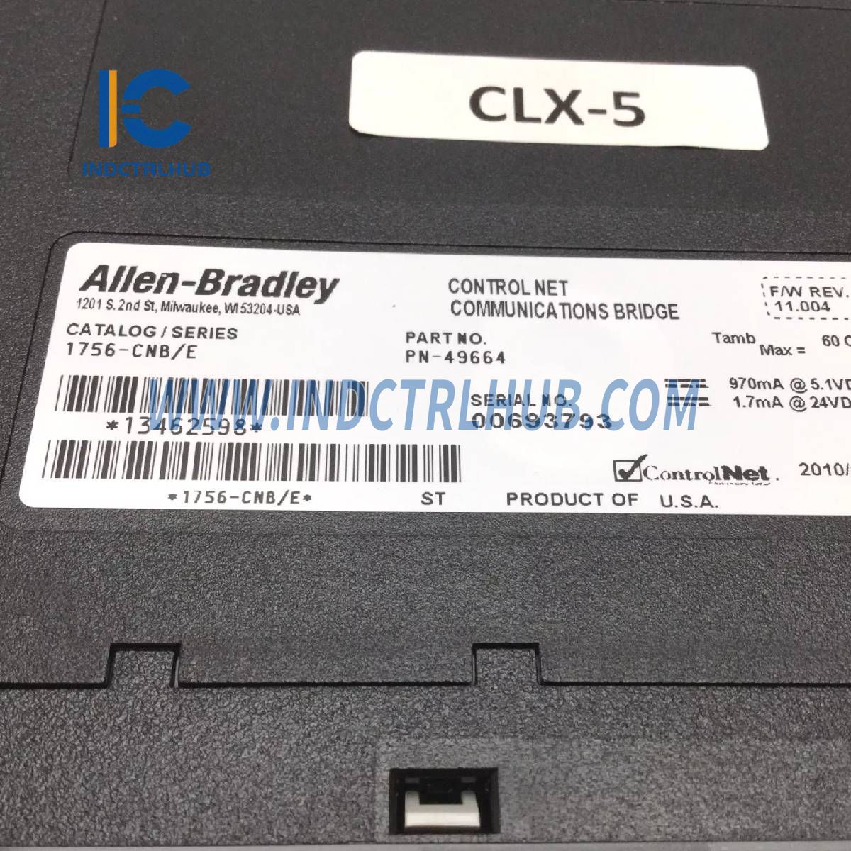 Allen-Bradley 1756-CNB/E ControlNet-module