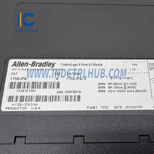 Allen-Bradley 1756-IF6I Izolált A/I modul