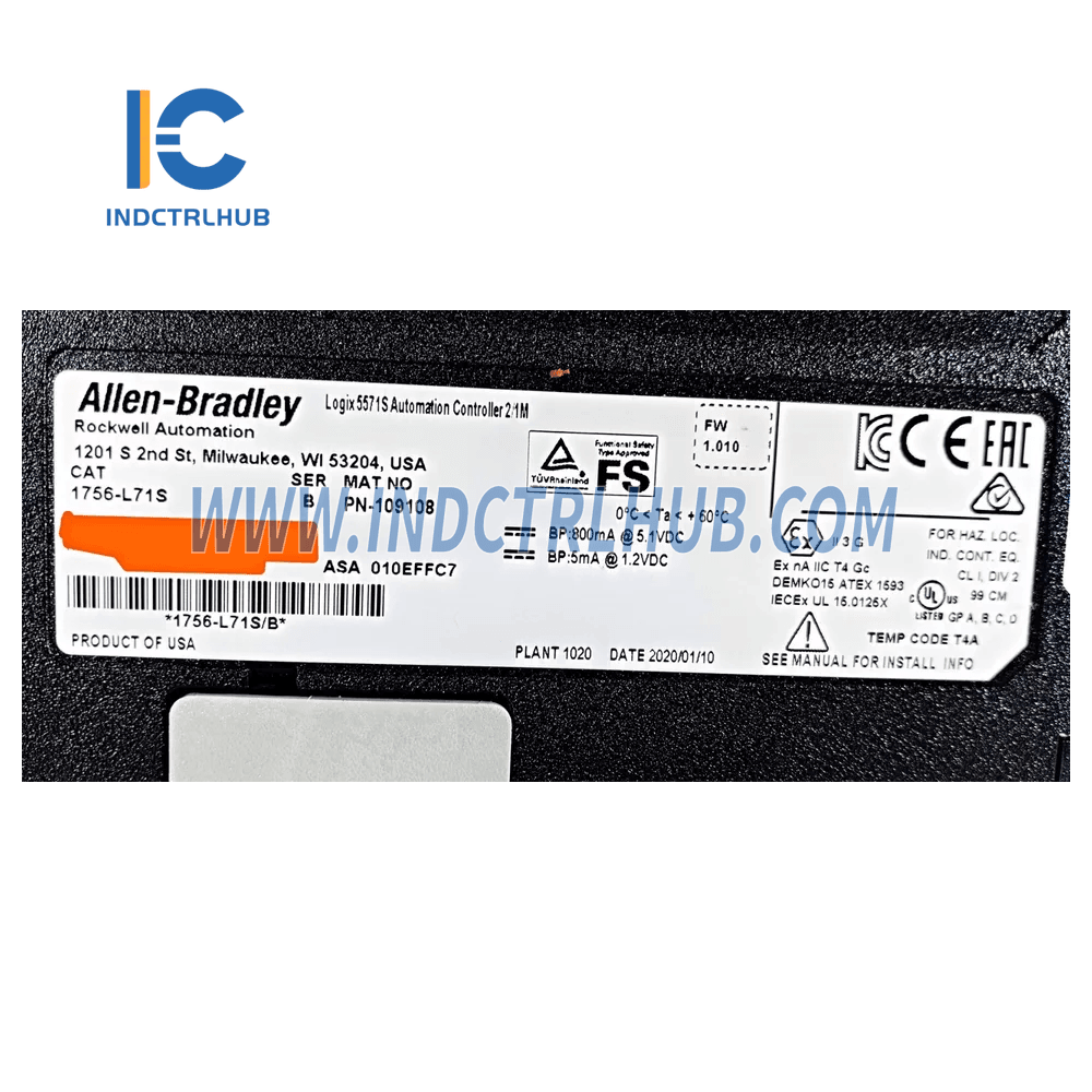 Allen-Bradley 1756-L71S GuardLogix 5570 Контролери