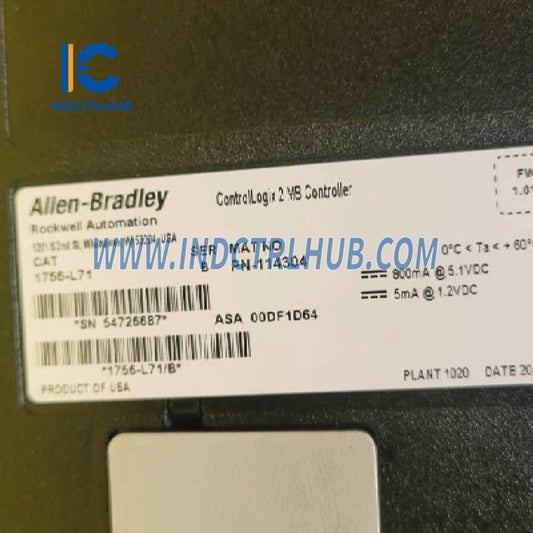 ALLEN BRADLEY 1756-L71/B ControlLogix 5571 Controller