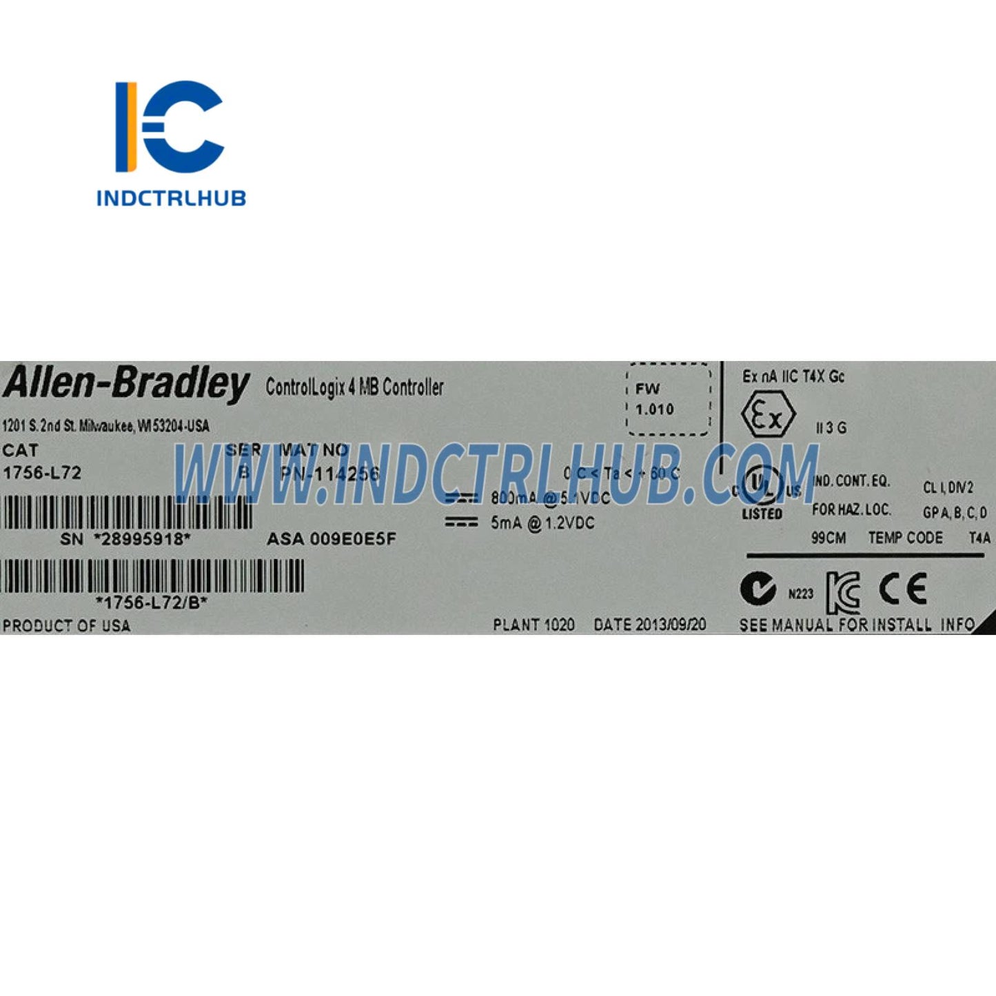ALLEN BRADLEY 1756-L72/B