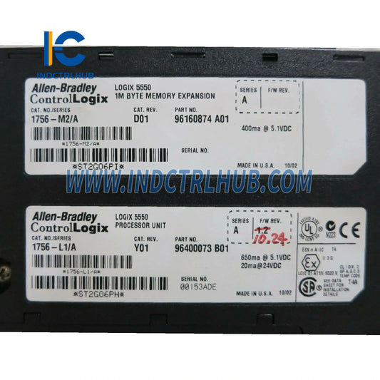 ALLEN BRADLEY 1756-M2/A ControlLogix rozširujúca pamäťová doska