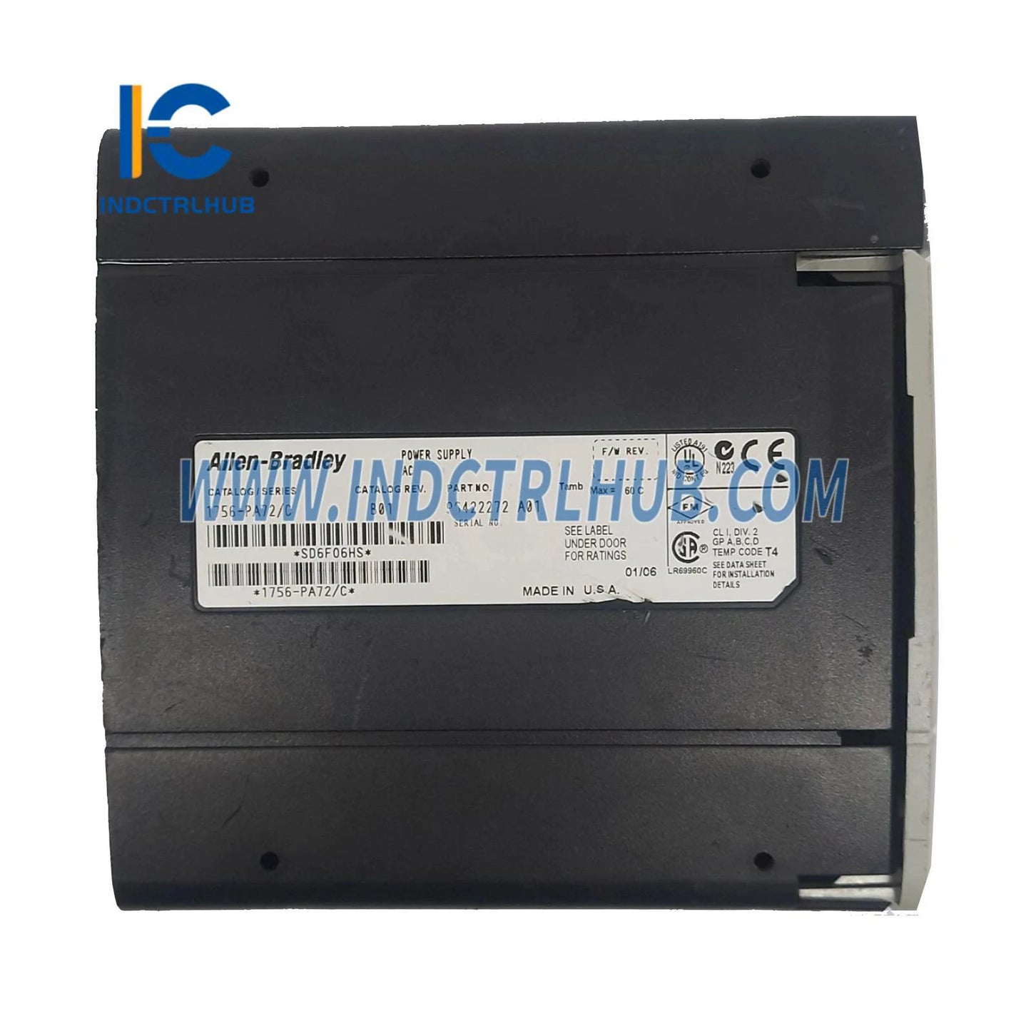 Allen-Bradley 1756-PA72/C ControlLogix AC Power Supply 72W