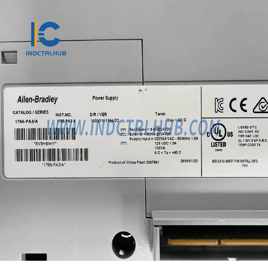 Allen-Bradley 1768-PA3 CompactLogix L4x AC/DC In Power Supply - CompactLogix L4x AC/DC In Power Supply