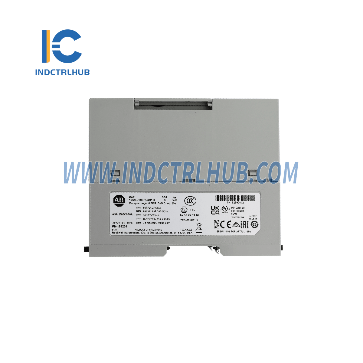 Allen-Bradley 1769-L18ER-BB1B CompactLogix L18 512KB Ctlr