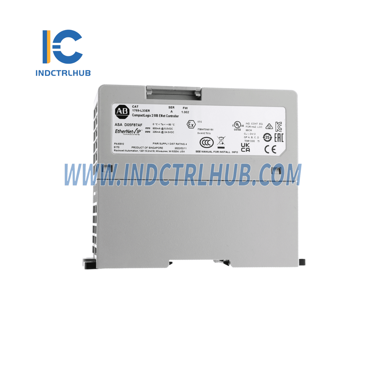 Allen-Bradley 1769-L33ER CompactLogix 2MB ENet Controller